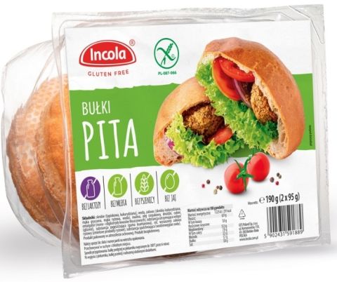 Incola Gluten Free - Pitabroodjes 2 stuks